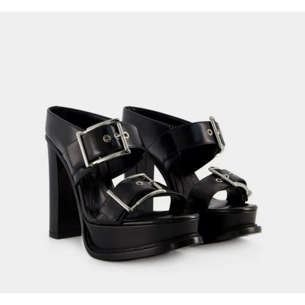 Alexander McQueen 120mm Heeled Sandal Sz 39 1/2